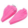 Flor peonía rosa Tulipán Lirio flor de ciruelo molde de silicona para azúcar molde de silicona para imprimir en relieve pasteles molde con clip