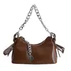 Bolso de Mano de Cadena Estilo Coreano de Nicho Bolso en Forma de Media Luna para Mujer Modelo Nuevo Primavera 2026 Bolso de Hombro Cruzado de Lujo Ligero de Alta Calidad