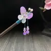 Horquilla Antigua de Imitación de Sándalo de Alta Calidad Broche Elegante para el Cabello Borla de Madera Accesorios para el Cabello Paso a Paso Hanfu Cheongsam