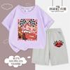Rayo McQueen Ropa de Verano de Algodón de Manga Corta para Niños Niñas Set Casual de Carreras Cars