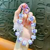 Cadena para Teléfono de Cuentas Pintadas a Mano Mariposa 3D en Stock Transfronterizo, Exquisito Regalo Pequeño para Niñas, Colgante de Bolso de Moda, Artículo de Regalo Pequeño