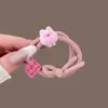 Lindo set de scrunchies de monstruos de dibujos animados para niñas, perfectos para hacer dos coletas, bandas para el cabello que no aprietan, pequeños accesorios para el cabello peculiares, ligas elásticas para el cabello