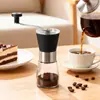 Moedor de Café de Aço Inoxidável 304 com Núcleo de Moagem de Cerâmica, Moedor de Café Manual Portátil Ajustável