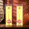 Exquisito Mini Sachet de Artemisa Bendición Zen Regalo Colgante para Teléfono Colgante para Coche Empaque de Tarjeta de Papel Sachet