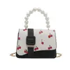 Nova Bolsa Quadrada Pequena Estampada Fofa Estilo Coreano Casual Primavera Moda Simples de Ombro/Axila Bolsa Transversal