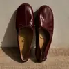 Bailarinas Redondas Estilo Coreano con Lazo para Mujer Primavera/Verano 2026 Nuevos Zapatos Cómodos de Abuela Suela Suave Zapatos de Moda