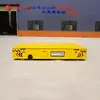 Carro Plataforma Elétrico Sem Trilhos com Rodas Revestidas de Borracha e Direção Livre, Capacidade de Carga de 20 Toneladas, Alimentado por Bateria de Fábrica, Carro Horizontal