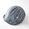 Gorra de Mezclilla Nueva de Otoño con Hebilla Plateada Simple, Ala Suave, Estilo Forward para Mujer, Gorra de Pato de Moda, Nicho Casual, Versátil, Adelgazante