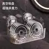 Estante con ventosa para cocina, baño y inodoro, solución de almacenamiento sin taladro para montaje en pared, caja de almacenamiento para lavabo