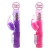 Venta al por mayor de artículos para adultos, palo retráctil con cuentas de sirena y conejo, masajeador AV con vibración para mujer, dispositivo de masturbación femenina
