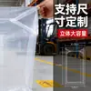 Fábrica de origem de Foshan sacos de fundo quadrado de PE, transparentes e espessados, para equipamentos industriais, à prova de umidade, personalizáveis com logotipo impresso