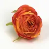 Flores de Rosa Quemada Simuladas Flor de Seda Flor Artificial Hecho a Mano DIY Pasador Flor Paisaje Plantación Verde Flor Arreglo Adorno para el Cabello de Halloween