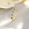 Anel de Prata de Lei S925 com Zircônia Azul Fresca para Mulheres, Anel de Dedo Indicador Empilhável de Moda de Luxo Leve, Anel com Design de Nicho