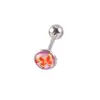 Fabricante de Accesorios para Piercings Corporales, Estilos Europeos y Americanos, Varios Colores Mixtos, Patrones de Colores Mixtos, Clavos de Lengua con Goteo de Aceite de Acero Inoxidable, Anillos de Lengua, Accesorios para la Lengua