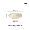 Fabricante Xile Panda Plato Cerámico 2026 Modelo Nuevo Plato Redondo para Filete Plato para Comida Occidental Plato Creativo Nuevo para el Hogar