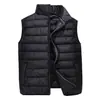 Nuevo Chaleco Ligero de Plumón y Algodón para Hombre Otoño e Invierno, Chaleco Juvenil Talla Grande, Chaqueta Corta Cálida de Moda para Hombre