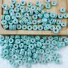 Cuentas Espaciadoras de Cerámica Coloridas Cuentas Cilíndricas de Cerámica Cuentas Sueltas Accesorios Hechos a Mano para DIY Accesorios para Collares y Pulseras Cuentas