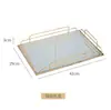 Caja de Pañuelos Multifuncional Simple Moderna Blanca Caja de Pañuelos de Lujo Accesible Mesa de Café de Sala de Estar Mesa de Comedor Almacenamiento de Control Remoto Elegante