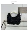 2026 Nuevo Bolso de Mano Perla Rosa Estilo Europeo y Americano para Mujer Bolso Cruzado para Fiesta de Noche Bolso con Cadena Bolso para Vestido de Noche de Socialité