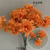 Ramos de Flores Artificiales de Color Naranja para Bodas, Decoraciones de Salón de Bodas, Arreglos Florales de Techo, Arreglos Florales, Flores de Seda, Caminos de Flores Artificiales