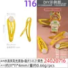 Clip Explosivo de Gota Aceite de Gota de Alto Brillo Golpea 3 cm Color Lindo Pasador Básico Clip Inferior Accesorios DIY Súper