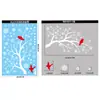 Decoraciones Navideñas Amazon Ciervo Soñador Copo de Nieve Pegatinas Estáticas Colibrí Casa de Nieve Feliz Navidad Pegatinas para Vidrio