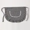 Avental de algodão de comprimento médio, estiloso e prático para uso doméstico, anti-manchas, respirável, roupa de trabalho para cozinha, novo design moderno