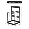 Soporte para cuchillos de cocina Estante para tabla de cortar Estante para escurrir cuchillos Estante para tabla de cortar Armario para tabla de cortar Estante vertical de metal para almacenamiento de cuchillos