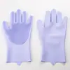 Guantes para Baño de Mascotas, Guantes para Lavar Gatos y Perros, Guantes de Limpieza para Mascotas Anti-Rayones y Resistentes a Mordeduras, Guantes de Silicona Duraderos con Masaje