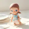 Ropa para Muñeca Hermana Zsiga Gazi Muñeca de 10 cm Vestido para Muñeca Gatito de Piernas Largas Ropa para Muñeca Kt
