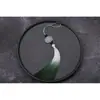 Directo de fábrica loto de jade blanco de doble cara flujo gradual Su Sui espiga colgante hebilla de seguridad precio grande excelentes accesorios de colgante