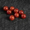 Ágata Vermelha do Sul Contas Soltas Padrão Chama Contas Laranja-persimmon Acessórios para Joias DIY Pulseira Colar Feito à Mão Contas Redondas Venda por Atacado
