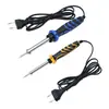 Ferro de Solda Elétrico Bicolor Caneta de Solda Elétrica Grau Industrial Temperatura Ajustável Pequena Ferramenta Dedicada para Soldagem e Reparo Nova Pistola de Solda com Estanho