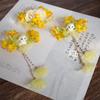 Festival de Mediados de Otoño Flor de Osmanthus Hanfu Cabeza de Conejo de Jade Peineta para el Cabello Borla Antigua Pinza para el Cabello Traje Estilo Chino Accesorios para el Cabello para Niños