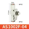 Válvula de Mariposa de Tubería Tipo SMC Válvula de Velocidad Ajustable Actuador de Control de Cilindro de Paso Recto Junta de Tubería de Aire As1002/2052Fs