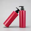 Peluche Pe Personalizado Material Suave Botella Redonda 300ml Gel de Ducha Champú Loción para Bebé Niños Botella Rellenable Tipo Dispensador