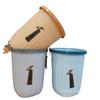 Cubo de basura de prensa circular, Cubo de basura vertical tipo piel, Papelera, Suministro de tienda de cinco yuanes, Linyi Running, Puesto callejero de Jianghu