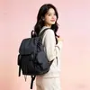 Mochila urbana casual multifuncional ligera para mujer, mochila tipo cubo para commuting, mochila escolar para estudiante universitario, impermeable y ligera