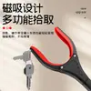 Pinza para Recoger Basura, Varilla de Aleación de Aluminio, Longitud Extendida, Herramienta Doméstica para Personas Mayores, Pinza para Alcanzar al Aire Libre, Especial para Recoger en la Playa