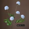 Bolas de Dente-de-leão com Mola Simulada, Crisântemo, Flores Artificiais, Adereços para Decoração de Casa e Casamento, Buquê Artificial de Alta Qualidade