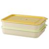 Caja de Almacenamiento de Dumplings para Refrigerador Grado Alimenticio Congelación Rápida Especial Wonton Dumplings Conservación Fresca y Artefacto de Acabado