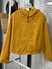 Chaqueta Corta a Prueba de Viento para Mujer, Estilo Casual, con Capucha, Ajustada, Manga Larga, Nueva Colección Otoño 2026