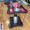 Mesa de Mahjong Mesa de Centro Pequeña Máquina de Mahjong Junto a Mesa de Té de Plástico Salón de Mahjong Estante para Ollas Sala de Ajedrez y Cartas Estante para Tazas de Té