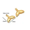 Colgantes de Acero Inoxidable con Recubrimiento al Vacío de Tortuga, Estrella de Mar, Pez y Delfín para DIY Moda Collar Pulsera Accesorios de Ropa Joyería Al Por Mayor