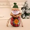 Bolsa de Manzana Navideña con Cierre de Cordón, Bolsa de Regalo para Nochebuena, Bolsa Pequeña de Regalo para Niños, Bolsa de Manzana Navideña