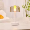 Luminária de mesa retrô com carregamento, luminária de cabeceira para quarto, 2026 luxo leve, decorativa de alta qualidade, luz noturna ambiente vintage com controle de toque