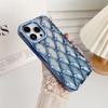 Rhinestones Galvanizados en Forma de Diamante Adecuados para Funda de Teléfono iPhone 18 Pro Max, Funda Protectora Blanda Anti-Caídas de Cobertura Total Apple 17