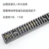 S45C Rack Reto Temperado e Revenido Tratamento Térmico da Superfície do Dente Módulo 1 Módulo 1.5 Módulo 2 Módulo 2.5 Módulo 3 Módulo 4 Cremalheira e Pinhão