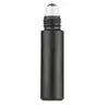 Punto de Venta al por Mayor Botella de Vidrio Negra de 10 ml con Rodillo Botella de Aceite Esencial Sub-Botella de Perfume Botella de Vidrio con Rodillo