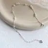 Pulsera Elegante de Perlas de Plata de Ley S925 para Mujer, Pulsera Versátil Apilable Exquisita de Lujo Ligero con Acabado de Alta Gama y Tacto Suave